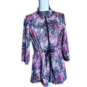 Christopher and Banks Swim Bathing Suit Mesh Coverup Multicolored Sz M